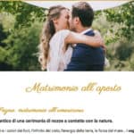 Web Content Portfolio sito Un Giorno Un Sogno 3 pagina Matrimonio all'aperto